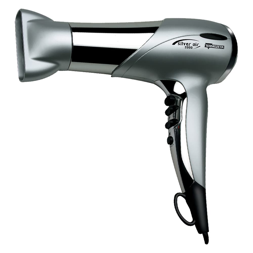 Asciugacapelli Professionale Silver Air Termozeta 2000W - 2