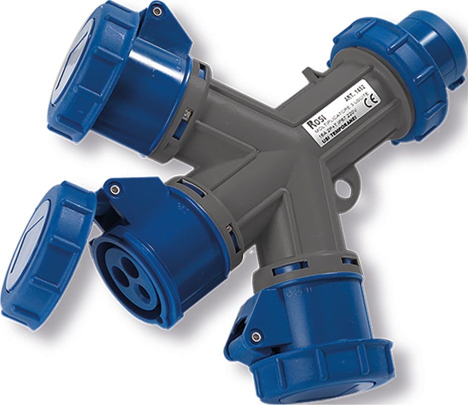 Adattatore Industriale Triplo 1452 Rosi - 2