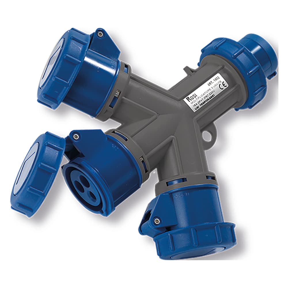 Adattatore Industriale Triplo 1452 Rosi - 2