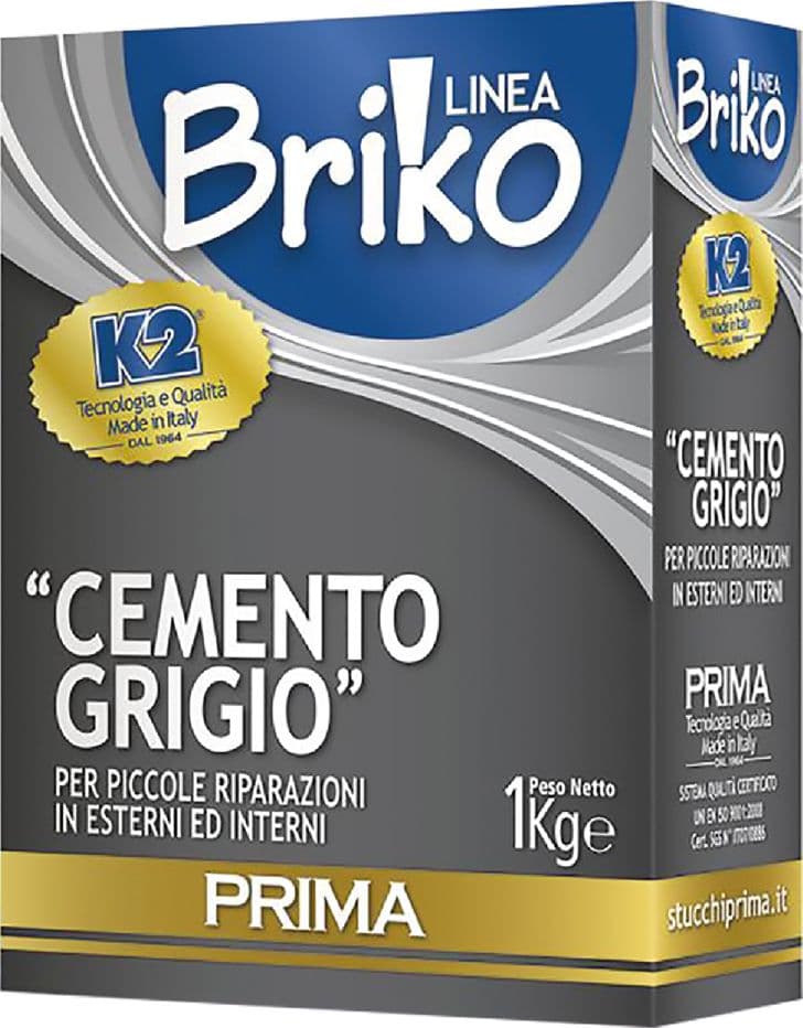 Cemento K2 Briko K2 Grigio in Polvere Sacchetta 4 Pezzi 4 kg - 2