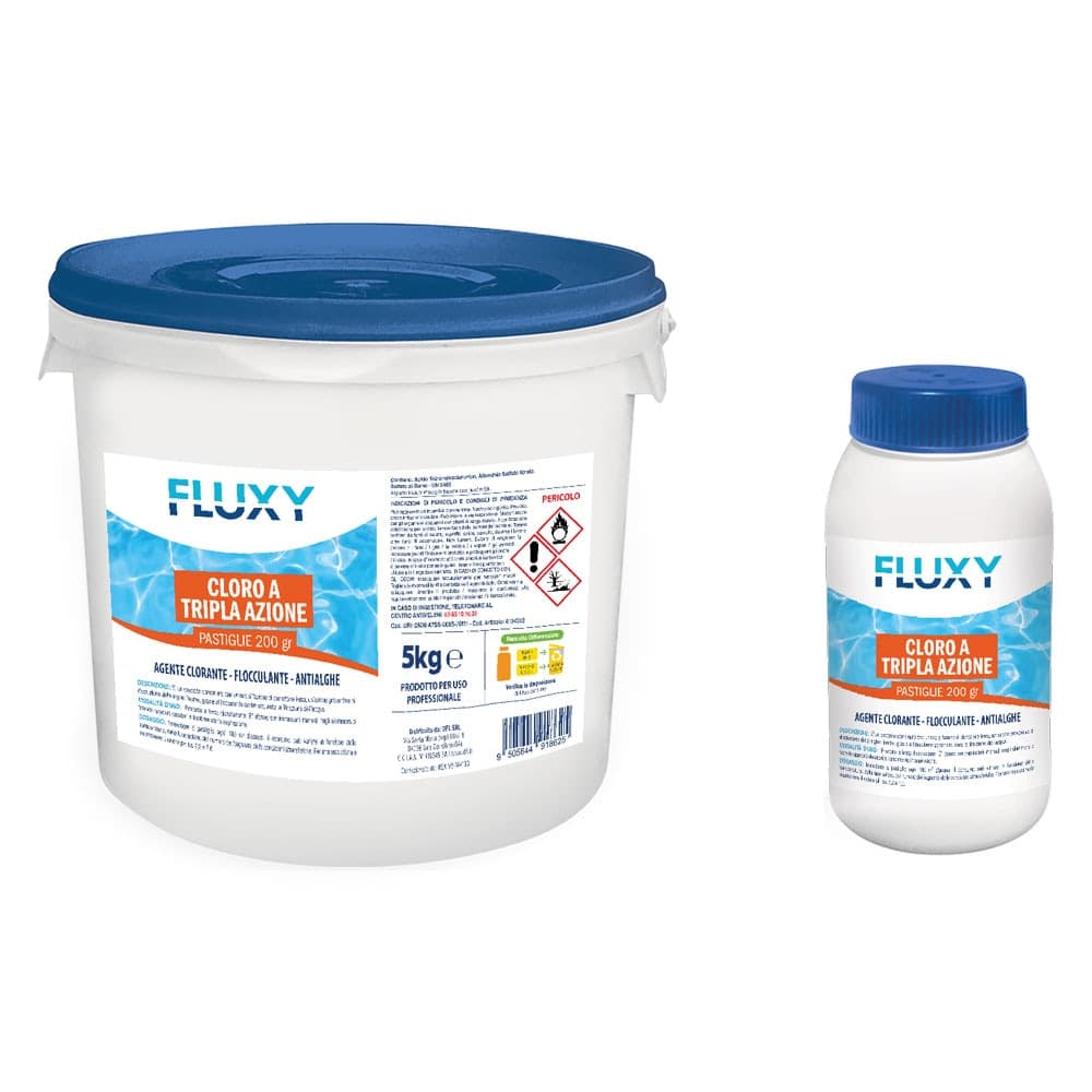 Triplex in Pastiglie Pastiglie Secchio Fluxy 5 kg 200 gr