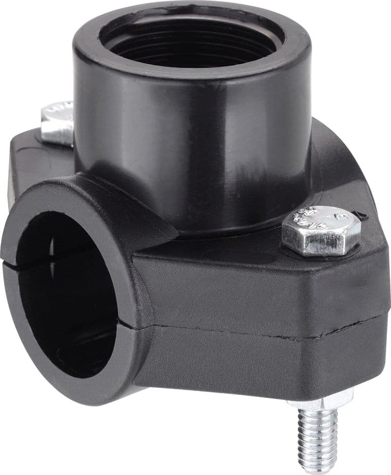 Presa a Staffa Irritec in Polipropilene X 1/2 (2 Bulloni) 7 Pezzi Ø 40 - 2