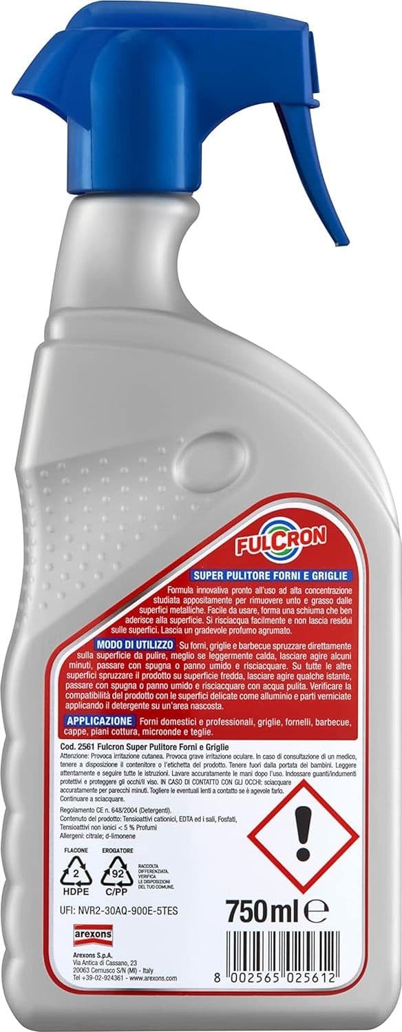 Pulitore Griglie e Forni Arexons Fulcron 750 ml - 2