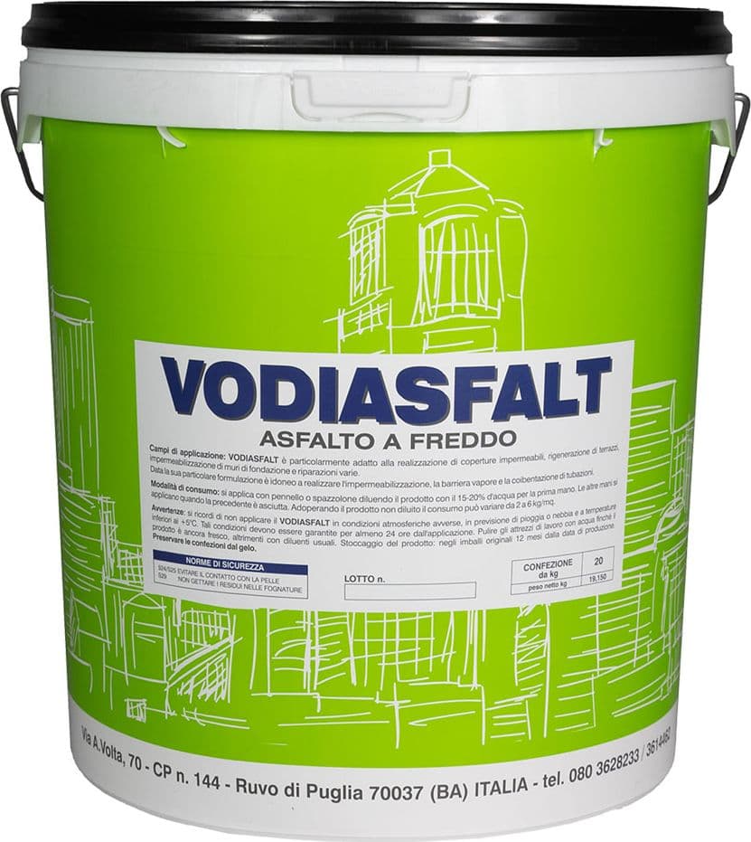 ASFALTO A FREDDO 'VODIASFALT' kg. 5  - VODICHEM - 2