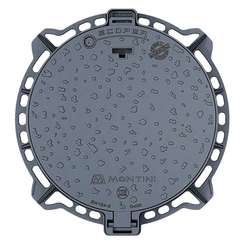 Chiusino Montini in Ghisa Classe D400 Ecoper T 85 Botola 65 cm 51 kg - 2