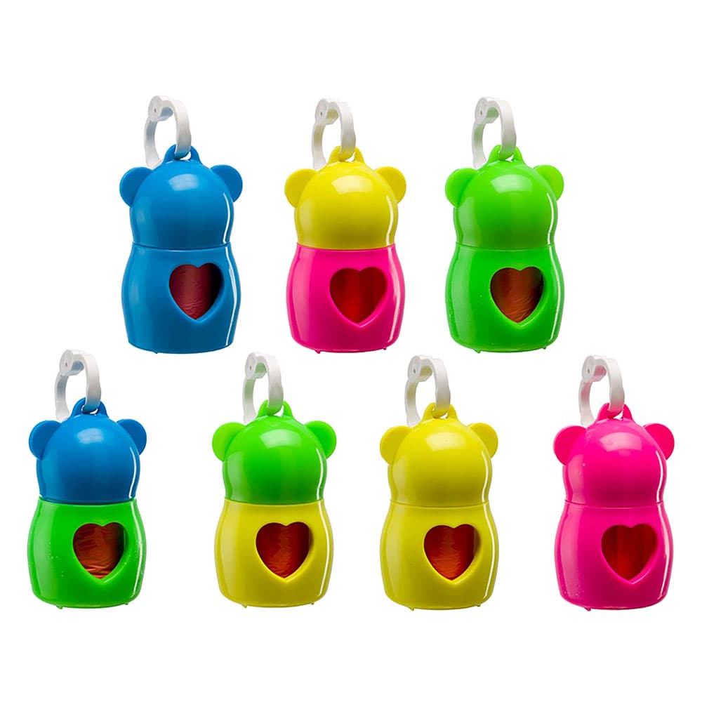 Contenitore Sacchetti Raccolta Deiezioni Animali ' 5 Pezzi 5,5 x 9 cm - 4