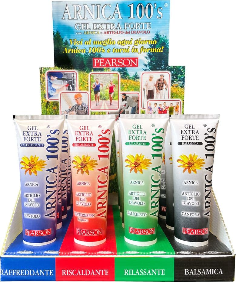 Espositore Tubetti Gel Arnica 100s Pearson 16 Pezzi - 2