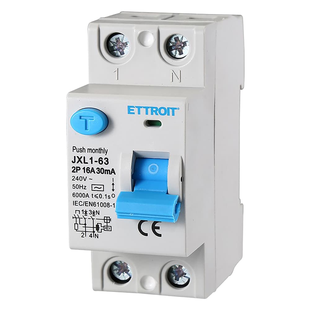 INTERRUTTORE DIFFERENZIALE PURO 2P - 25A  - ETTROIT - 2