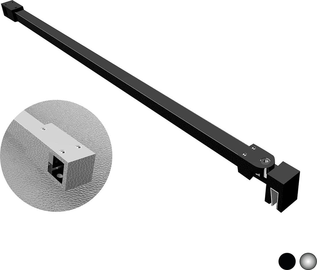 Braccio a T per Walk in Quadro Dhimp 65 cm Cromo - 2