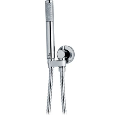Duplex Doccia Mod Zen con Supporto Incasso + Flex Ottone Bossi Cromo - 3
