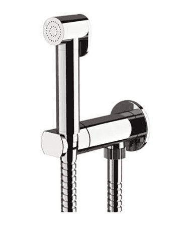 Set Rubinetto Miscelatore con Doccetta Doccia Shut Off Tondo Cromo Remer - 3