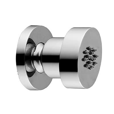 Soffione Doccia per Getti Laterali Ellittico con Rosone Paffo Ø 48 mm - 3