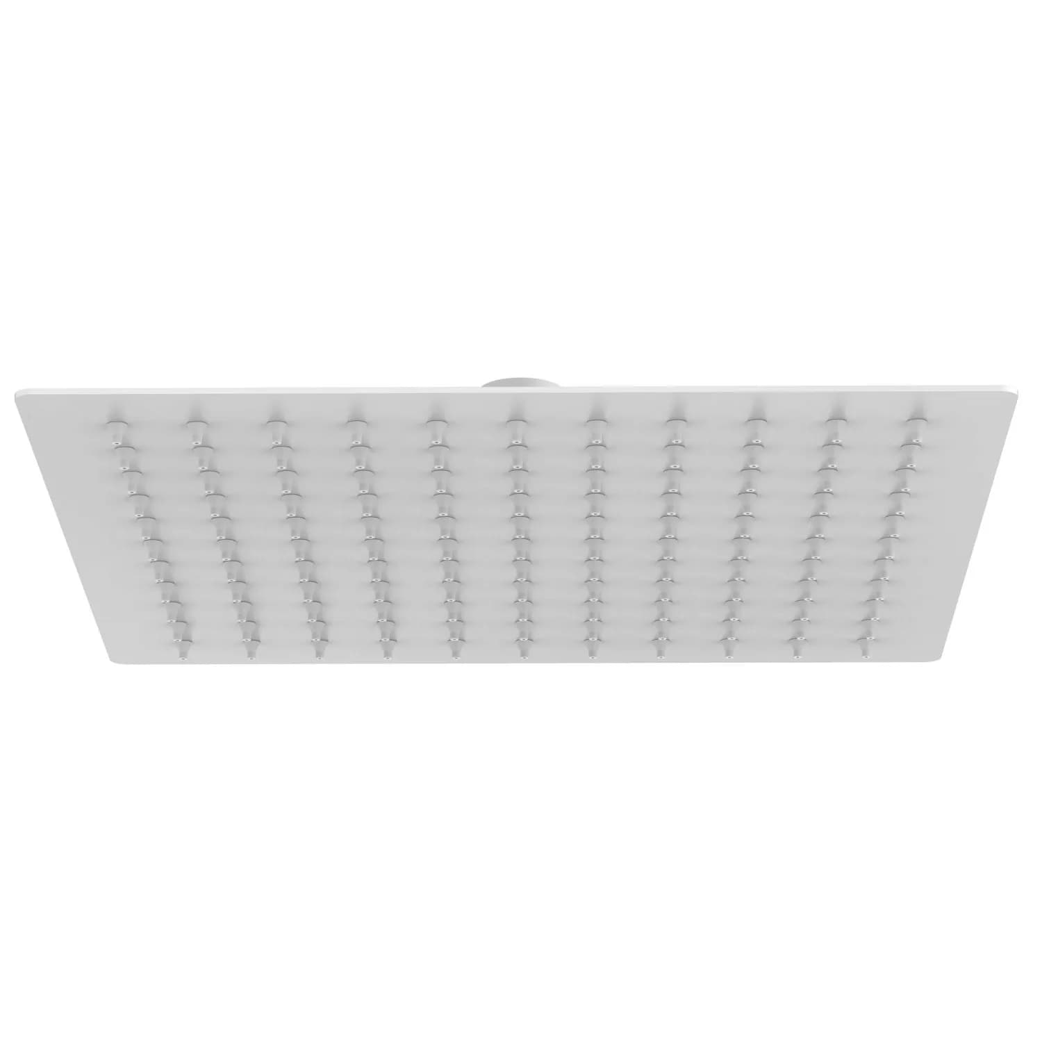 Soffione Doccia Slim Quadro Bianco Opaco 25 cm x 25 Remer - 2