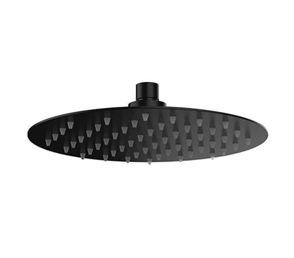 Soffione Doccia Slim Tondo Nero Opaco Ø 300 mm Remer - 3