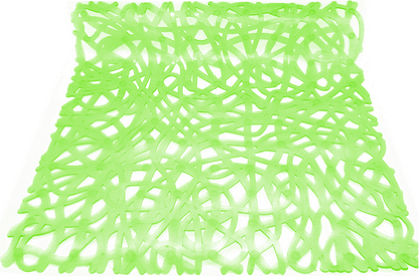 Tappeto Antiscivolo per Doccia Mod Mix 52 cm x 52 Dh Verde - 3