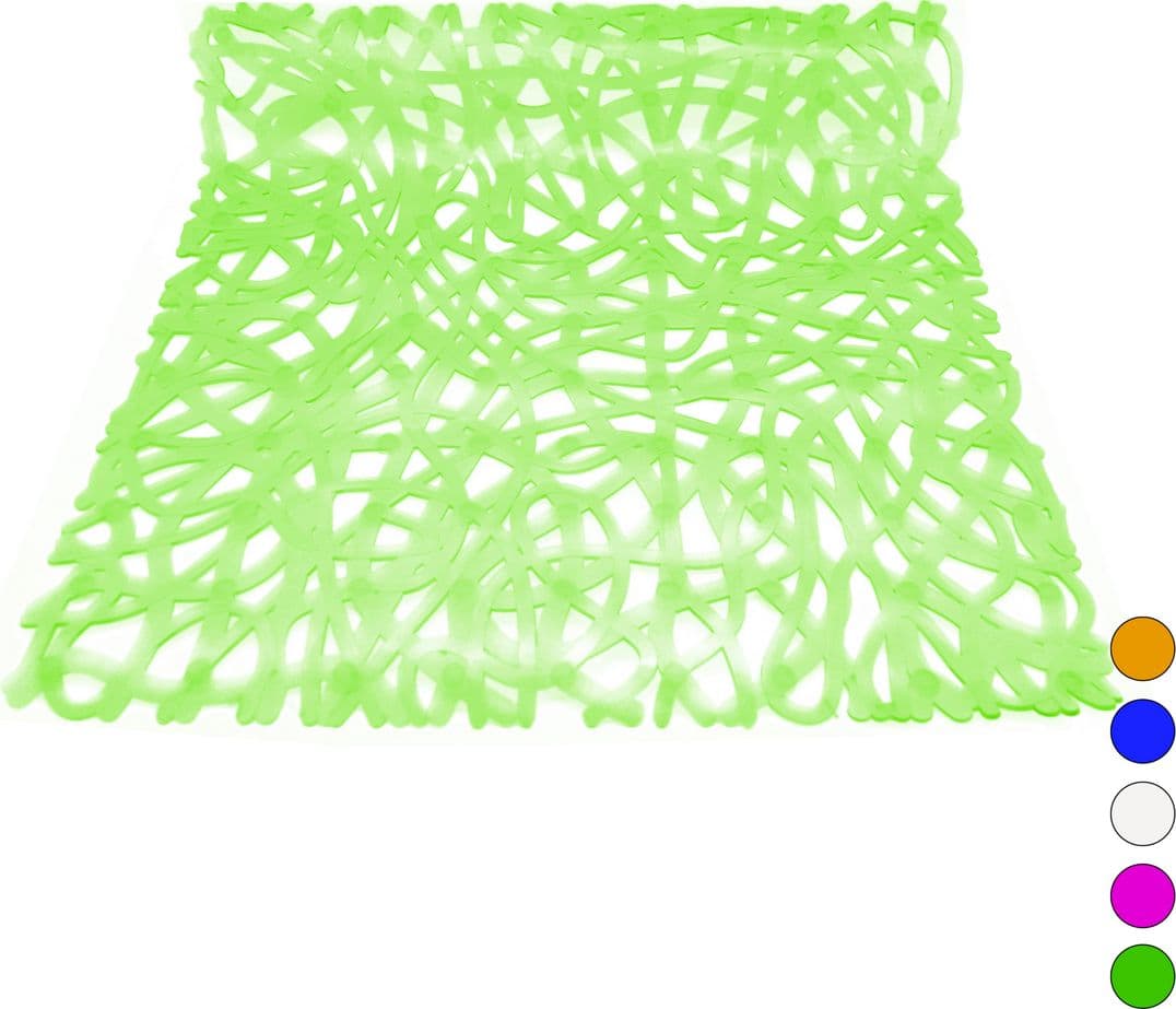 Tappeto Antiscivolo per Doccia Mod Mix 52 cm x 52 Dh Verde - 2