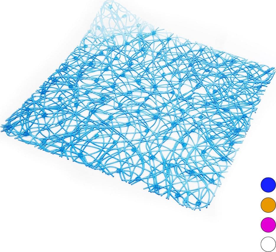 Tappeto Antiscivolo per Doccia Mod Lux 52 cm x 52 Dh Cristallo - 2