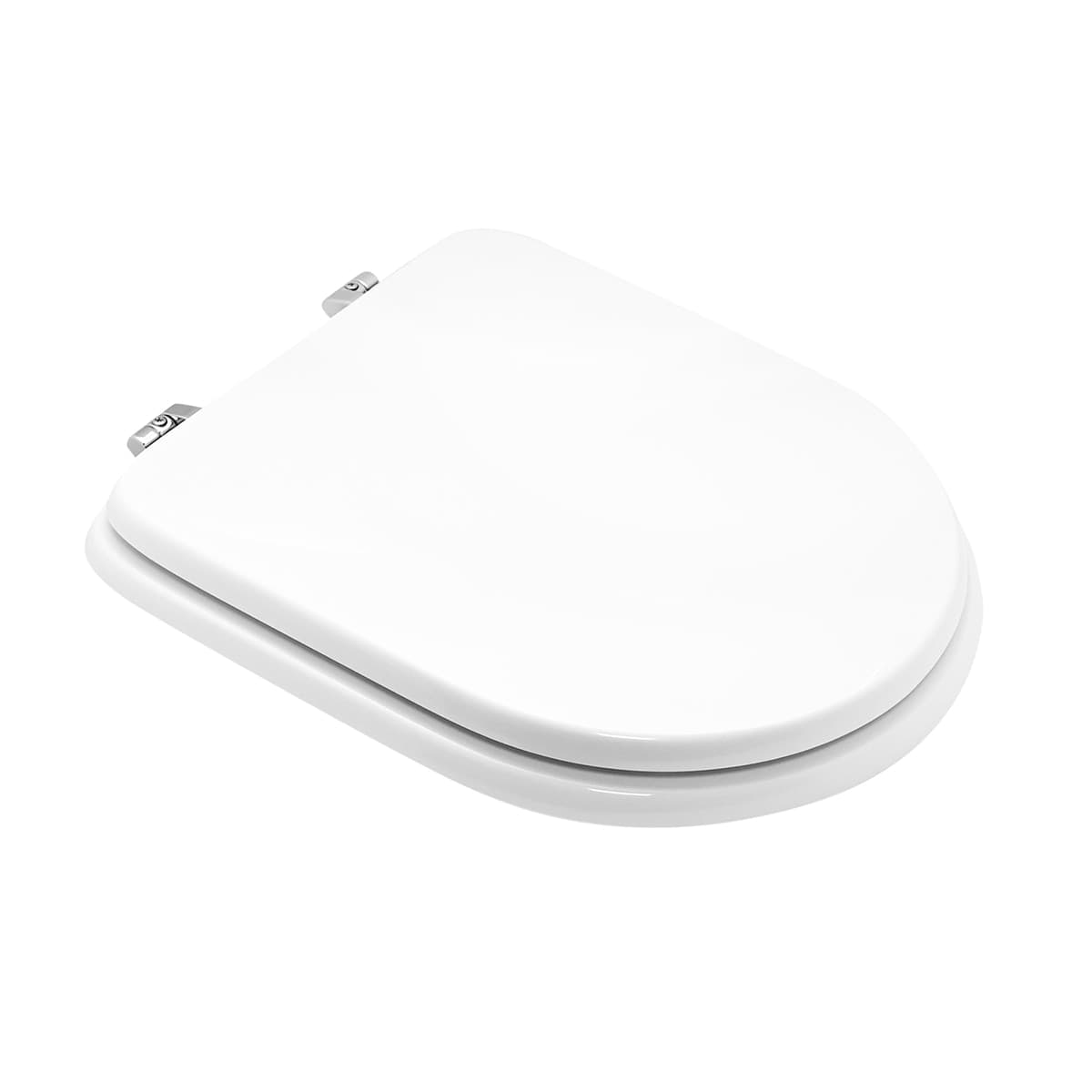 Sedile WC per Azzurra Vaso Paola Forma 6 Cw Bianco Cerniere a Passanti - 2