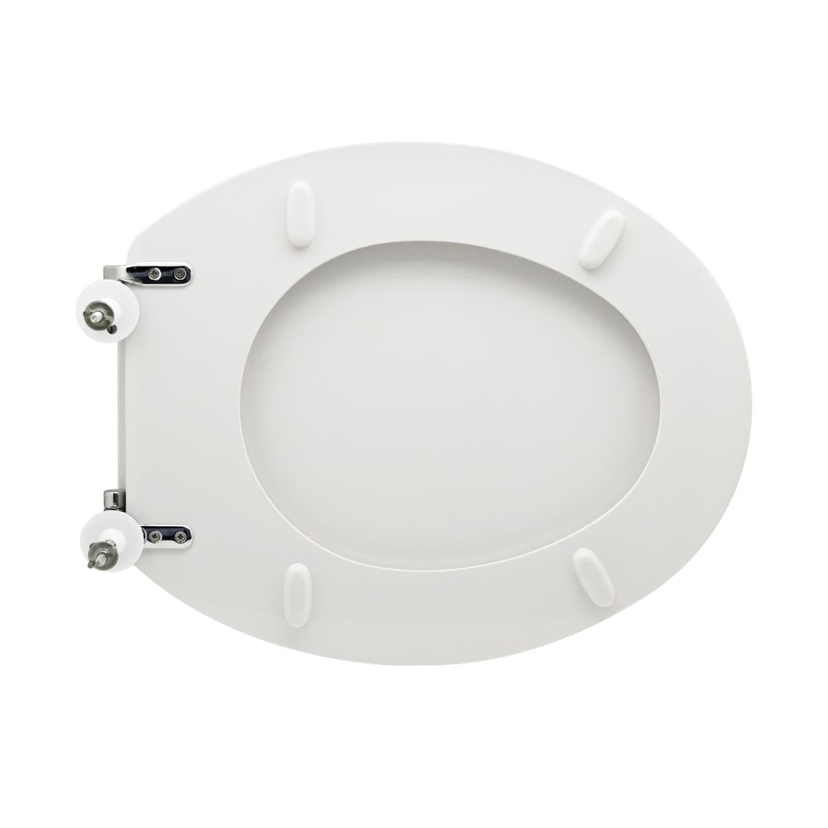 Sedile WC per Eos Vaso Jolly Forma 1 Cw Bianco Cerniere a Passante - 2