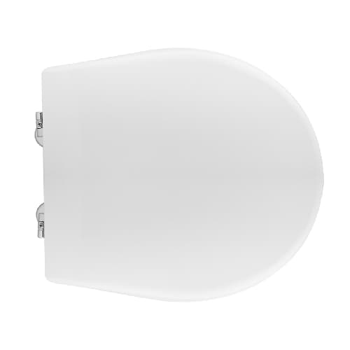 Sedile WC per Globo Vaso Arianna 2 Forma 2 Cw Bianco Cerniere a Passanti - 3