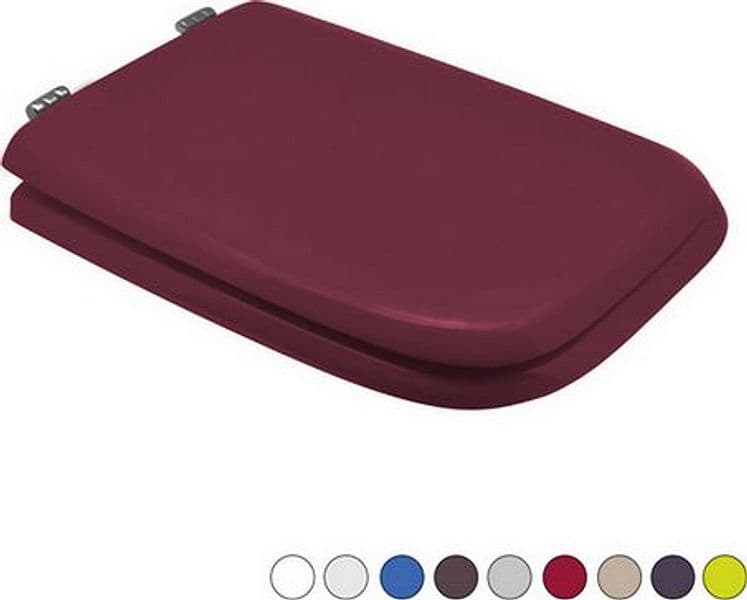 Sedile WC per Ideal Standard Vaso Conca Color Forma 8 Cw Melograno - 3