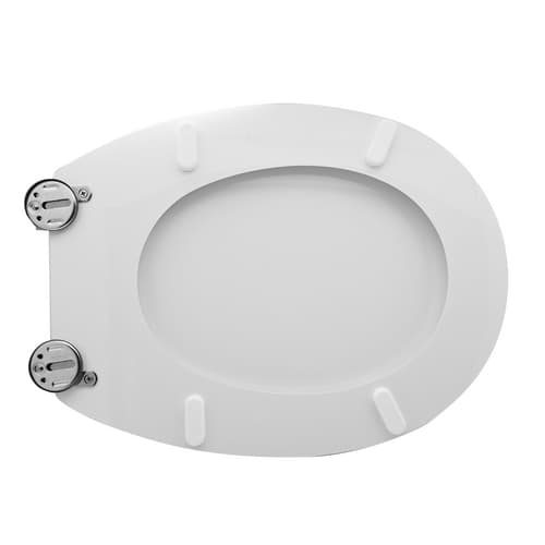 Sedile WC per Pozzi Ginori Vaso Piemonte Cw Bianco Cerniere a Passanti - 2