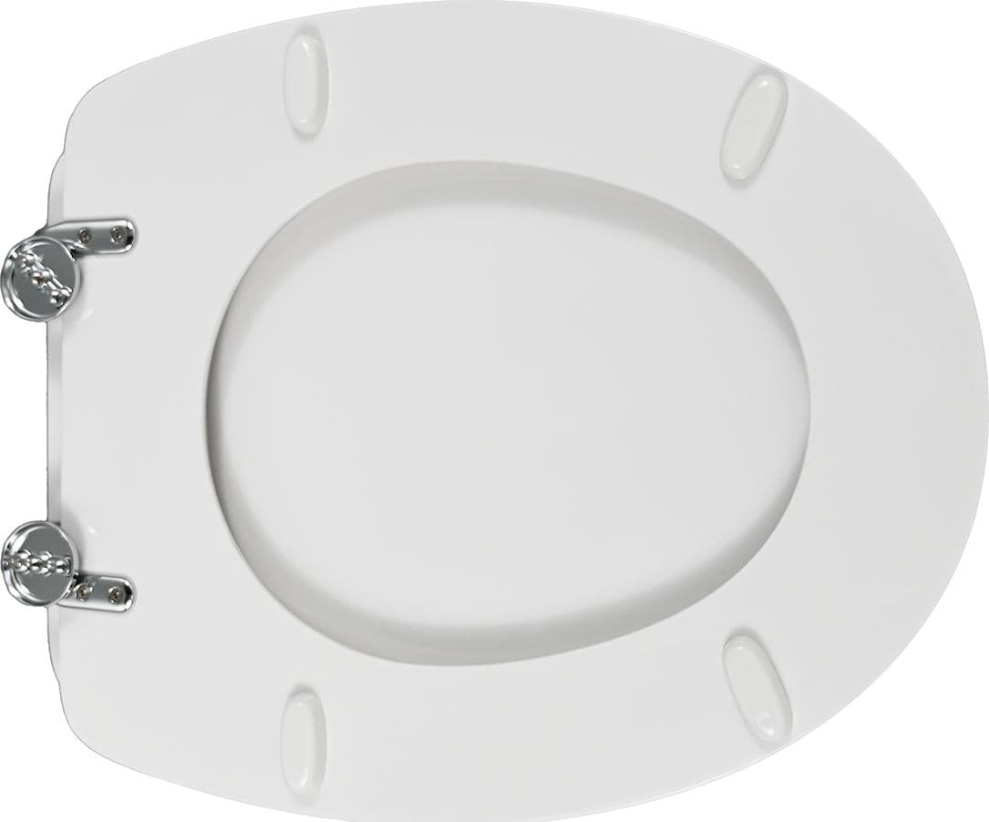 Sedile WC per Pozzi Ginori Vaso Selnova Duo Cw Bianco Cerniere a Passanti - 2