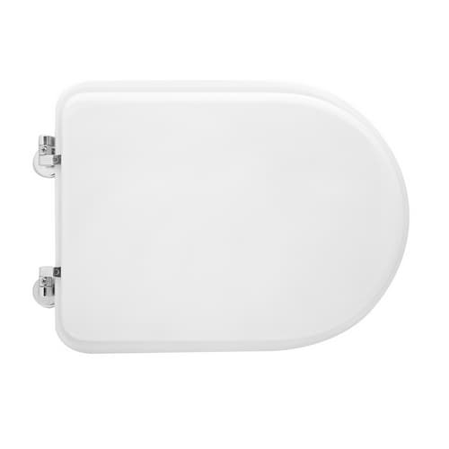 Sedile WC per Scic Vaso Donna Forma 7 Cw Bianco Cerniere a Passanti - 3