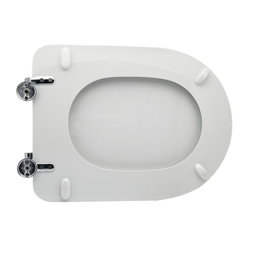 Sedile WC per Scic Vaso Donna Forma 7 Cw Bianco Cerniere a Passanti - 2