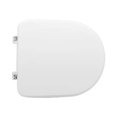 Sedile WC per Sbordoni Vaso Dora Forma 7 Cw Bianco - 3