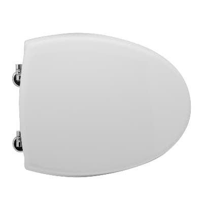 Sedile WC per Venus Vaso Clizia Vecchio Forma Cw Bianco Cerniere a Passanti - 3