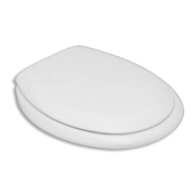 Sedile WC Termoindurente D019 con Doppia Cerniera Forma 1 Dh Bianco - 3
