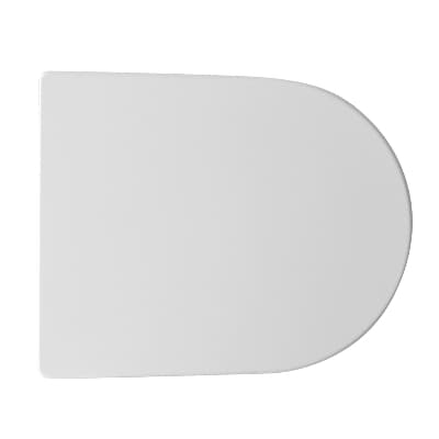 Sedile WC Termoindurente Mod D121 Forma 7 Dh Bianco - 3