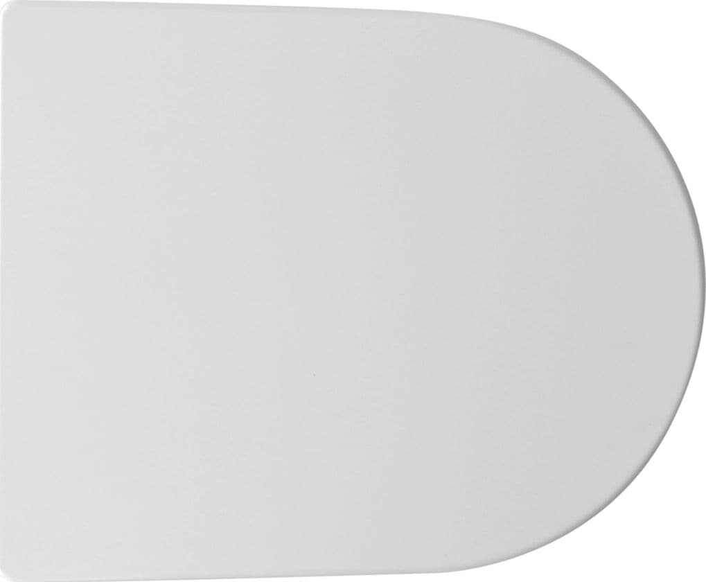 Sedile WC Termoindurente Mod D121 Forma 7 Dh Bianco - 2