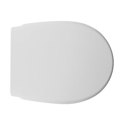 Sedile WC Termoindurente Mod D308 Forma 6 Dh Bianco - 3