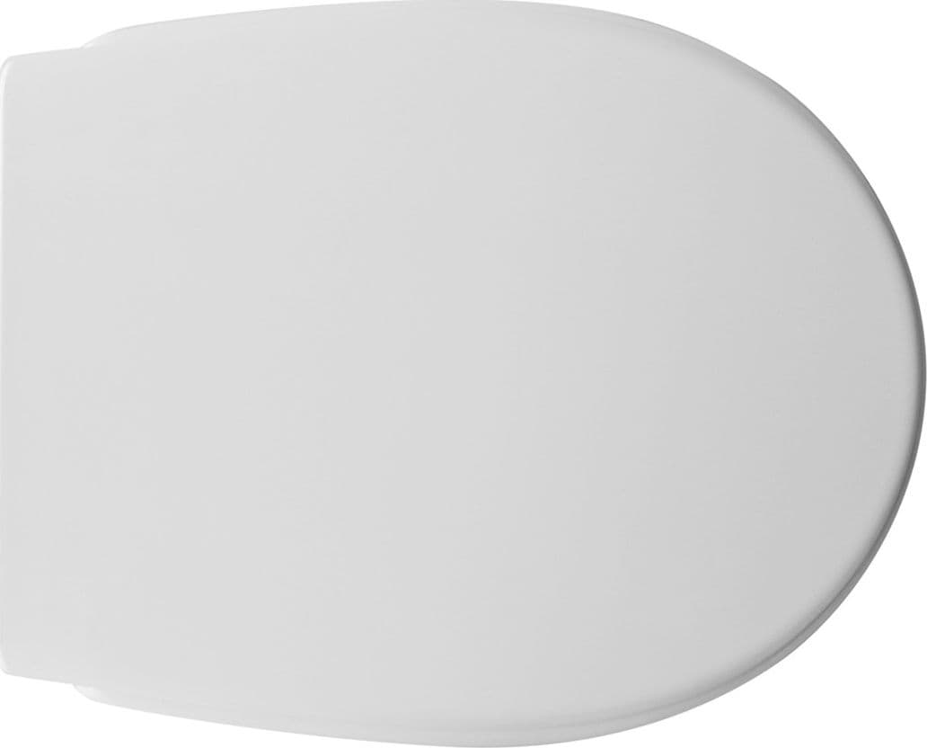 Sedile WC Termoindurente Mod D308 Doppia Cerniera Forma 6 Dh Bianco - 2