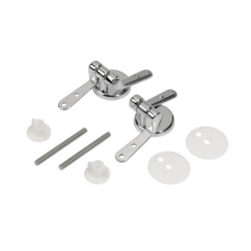 Coppia Supporti Cromati per Sedili in Legno Cw Cromo - 3