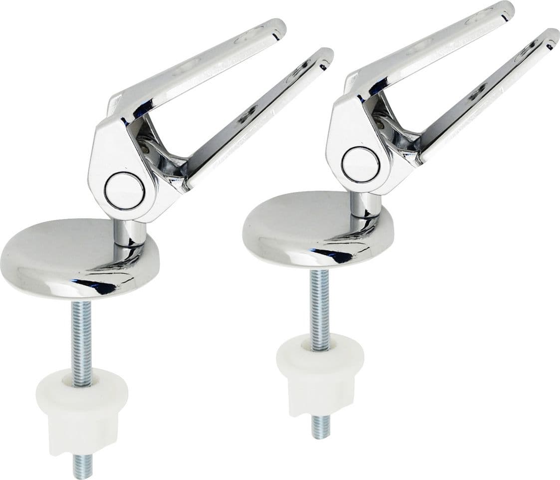 Coppia Cerniere Sovrapposte con Vite INOX Dh Cromo - 2