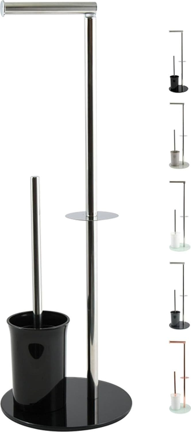 Piantana Colonna Acciaio INOX Porta Scopino Spire Acciaio INOX 121 C2184 An - 2