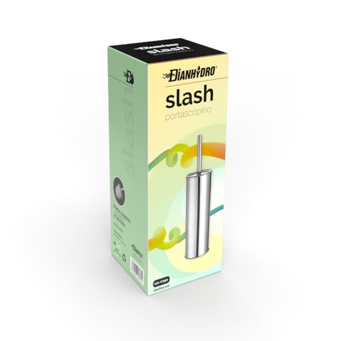 Porta Scopino da Terra Mod Slash Dh Cromo - 2