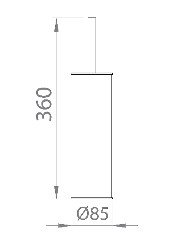 Portascopino Fresia Dh Bianco - 2