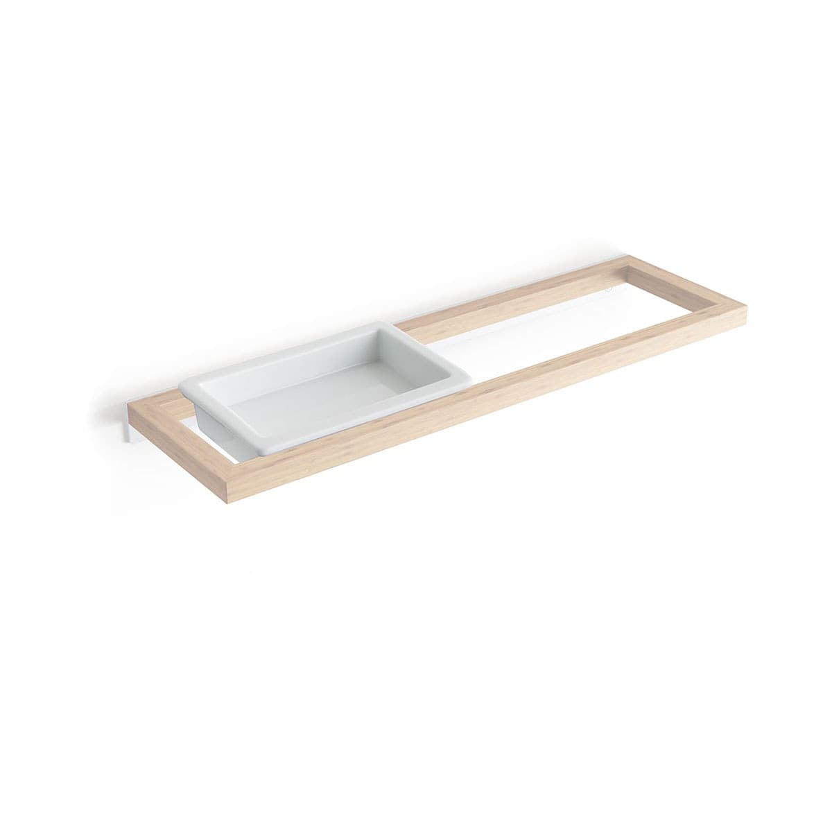 Solo Portasapone Bamboo Samo 154 mm x 107 x 30 - 2