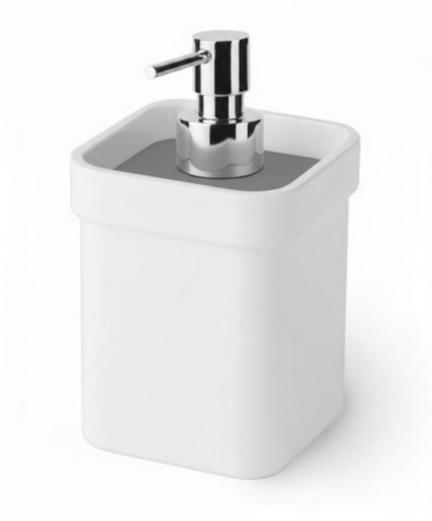 Dosasapone in Melammina Saeta Samo Bianco Grigio 85 mm x 90 x 150 - 2