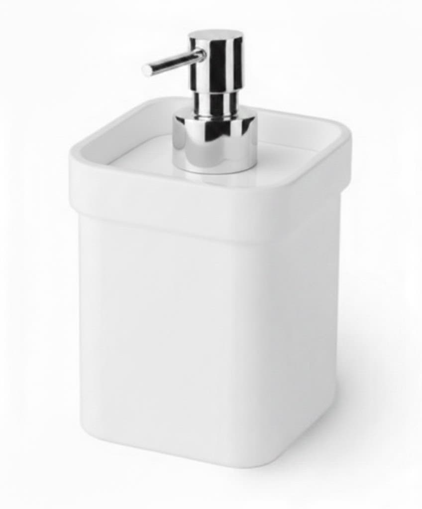 Dosasapone in Melammina Saeta Samo Bianco 85 mm x 90 x 150 - 2