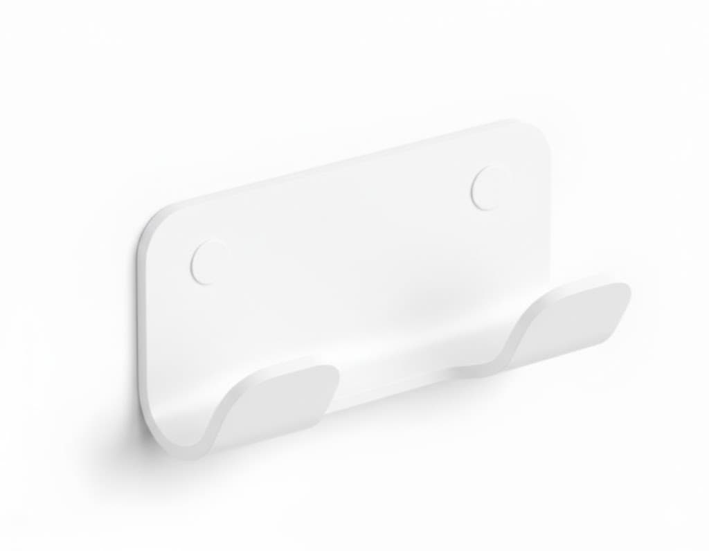 Appendino Doppio Saeta Samo Bianco 110 mm x 33 x 50 - 2