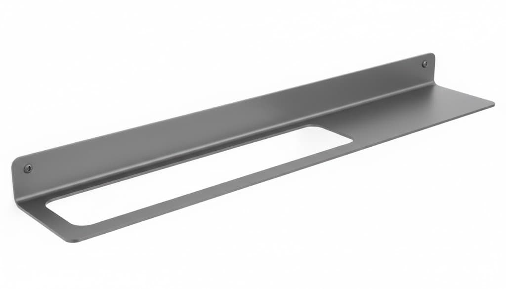 Supporto Mensola Saeta Samo Grigio 634 mm Foro Sx - 2