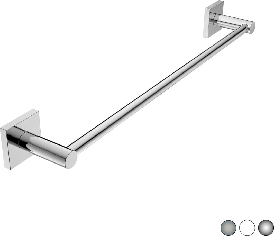 Porta Asciugamani Mod Hotel Maison Metaf Bianco 45 cm x H 5 x 7,4 - 2