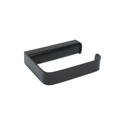 Porta Rotolo Carta Aperto Mod 25 Metaf Nero 12,5 cm x H 2,5 x 8,5 - 2
