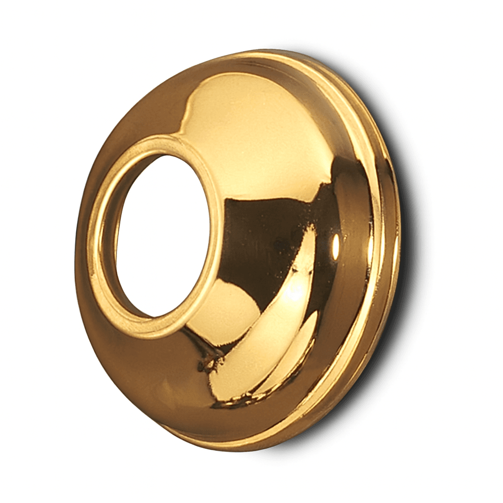 Rosone in Ottone per WC Ø 76 mm Debor Foro 26 mm Dorato - 3