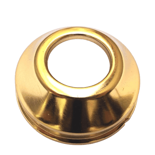 Rosone in Ottone per WC Ø 76 mm Debor Foro 32 mm Dorato - 2
